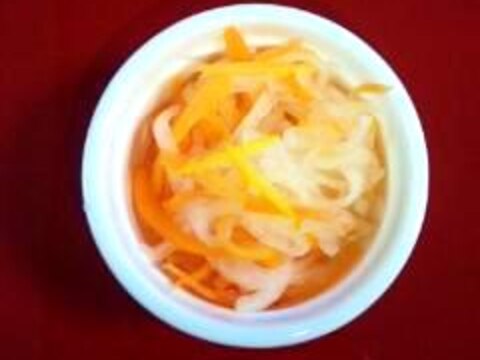 さわやか紅白なます☆電子レンジ使用